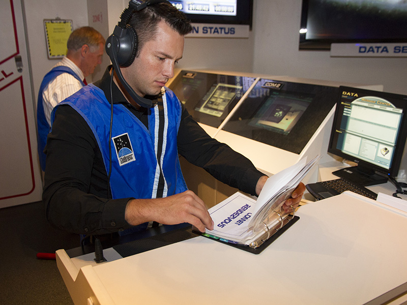 Corporate mission in our simulated space station