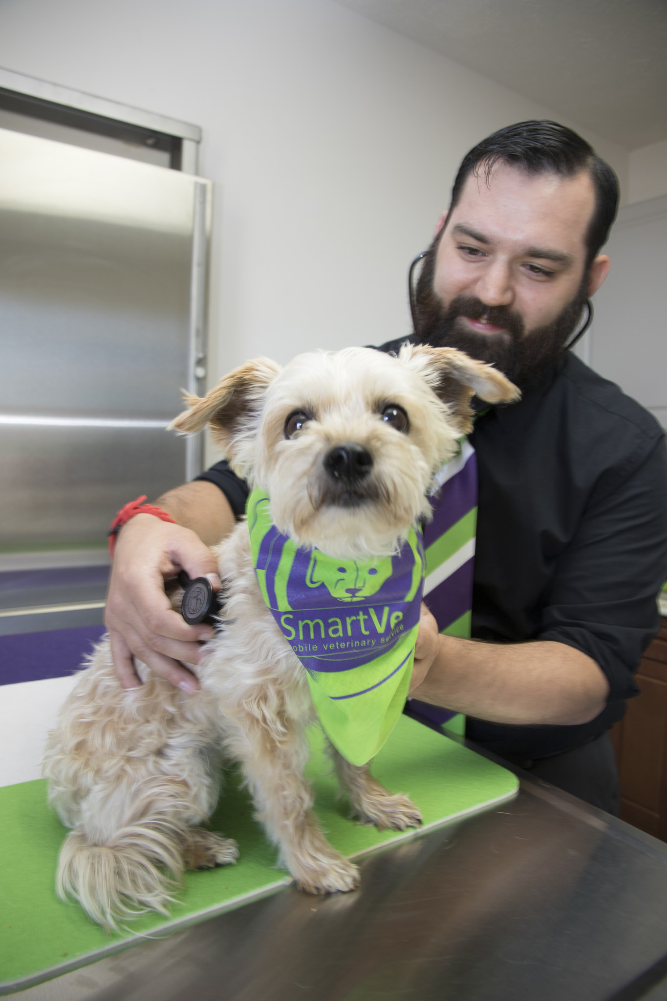Dr. Chase Rashid with Finnegan